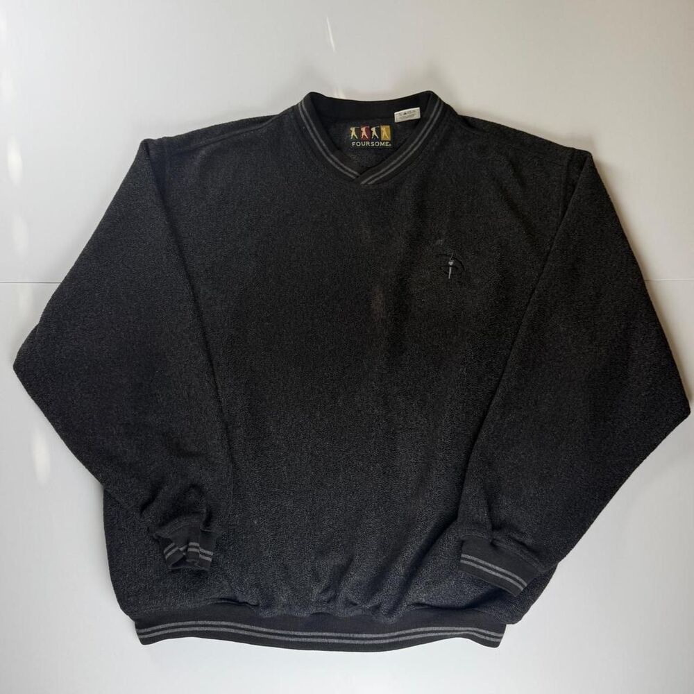 Disney Men's Black and Grey Sweatshirt